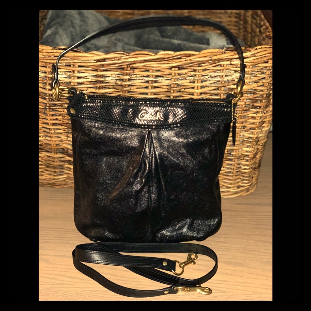 Coach all leather Ashley Crossbody NWOT